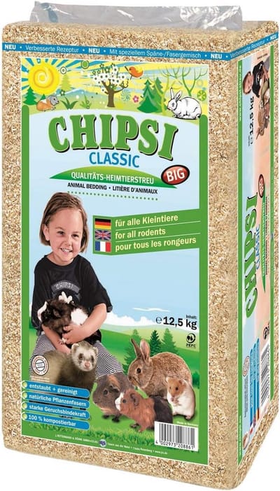 Absorberend Houtvezel Strooisel voor Kleine Dieren 350 Liter