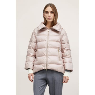 Motivi Genuine Down Jacket With High Collar Pink Größe: 40 | Jacken Outlet | Damen | Rosa