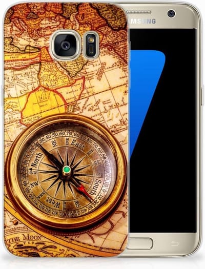 Samsung Galaxy S7 Siliconen Back Cover Kompas