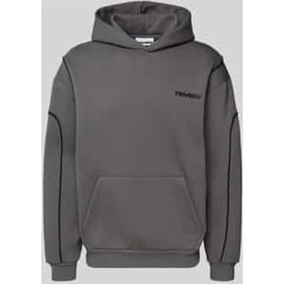 hoodie met logo en kangoeroezak