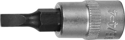 SW-Stahl SE/4-4 schroevendraaierbit, 6,3 mm (1/4") aandrijfsleuf