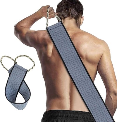 Diepe Reiniging en Massage met een Back Brush, Exfoliërende Handschoenen en Peelingdoek, Ideale Doucheaccessoires voor een Verfrissende Ervaring en een Gezonde Huid