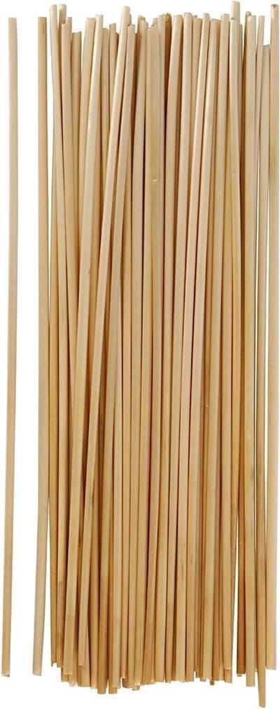 Stro Decoratie - Natuurlijk Stro - DIY Knutselmateriaal - Stro Voor Miniaturen - Boerderij Decoratie - Handgemaakte Bloemdecoratie - Natuurlijke Tafeldecoratie - L 22 cm - Dikte 1-3 mm - 50 Stuks