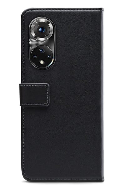 Mobilize Telefoonhoesje geschikt voor HONOR 50 Pro Hoesje | Mobilize Classic Gelly Wallet Bookcase Portemonnee | Pasjeshouder voor 2 Pasjes | Telefoonhoesje voor Pinpas / OV Kaart / Rijbewijs - Zwart