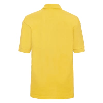Russell Poloshirt van katoen voor kinderen (Geel)