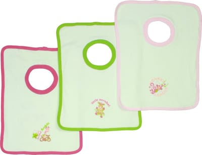 Bianco Blu Babies Slabber - 3 stuks - Roze