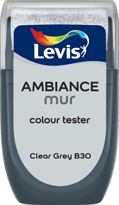Levis - Muurverf Kleurtester Mat Mix - Clear Grey B30 - Mengverf - 30 Ml