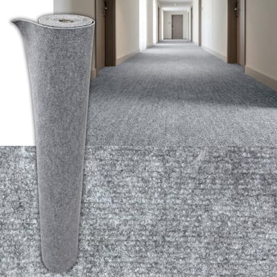 Dailygoods- Tapijtrol 6 m² - Zelfklevend - 120 x 500 cm - 5 mm dik - Schokabsorberend - Geurloos - Halflang polyestervlies - Vloerbedekking