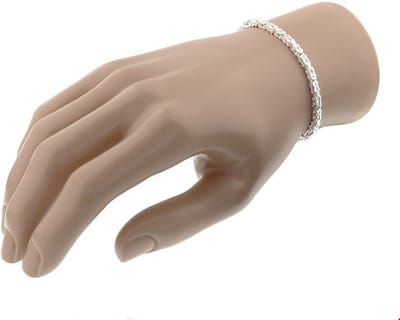 Zilveren Armband konings 3 1002048 21 cm