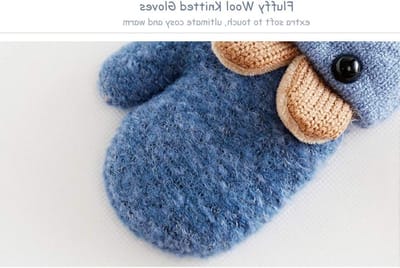 Schattige Fleece Gevoerde Winterwantjes voor Baby's en Peuters met Koord - Warm en Comfortabel voor Koud Weer, Ideaal voor Jongens en Meisjes van 0-3 Jaar