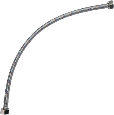 Dailygoods- Flexibele Aansluiting 400mm - Kraanslangetje - Vrouwelijk/Vrouwelijk - Watervoorziening - Sanitair - Vervlochten Staal - Kraanslang
