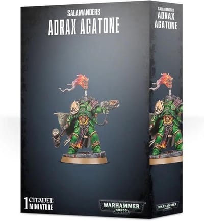 Warhammer 40.000 Space Marines Salamanders Adrax Agatone