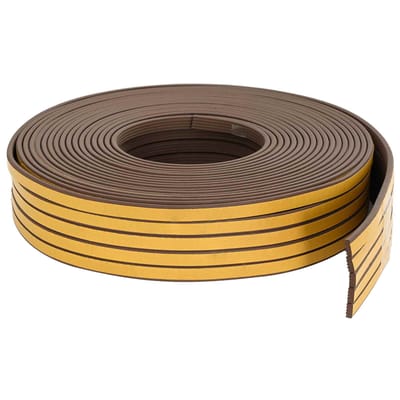vidaXL - Zelfklevende - raamdichting - Bruin - 8 - x - 3 - mm - 12 - m - EPDM-schuin
