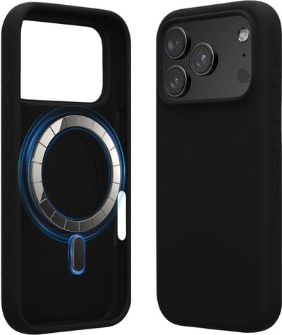kwmobile telefoonhoesje geschikt voor Apple iPhone 18 Pro Max / iPhone 17 Pro Max - Hoesje met magneet compatibel met MagSafe - Smartphone case in zwart
