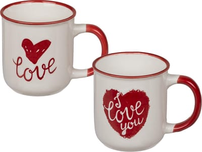 Koffiemok I love you / Love Ø7,5x8cm