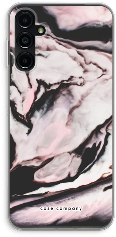 Case Company® - Hoesje geschikt voor Samsung Galaxy A14 hoesje - Roze stroom - Soft Cover Telefoonhoesje - Bescherming aan alle Kanten en Schermrand