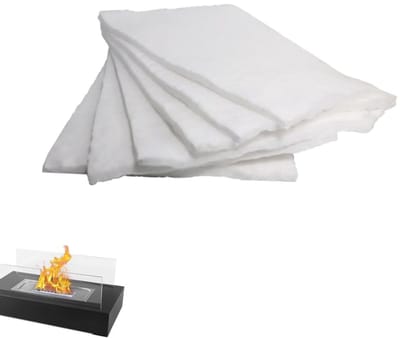 Dailygoods- Wolvilt Wick Hittebestendig - Snijbare Keramische Wick - Vuurkorf Wick - Tafelblad Isolatie - Meerdelige Verpakking - Hoge Kwaliteit
