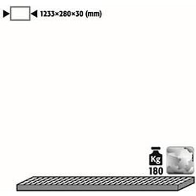 Rooster voor asecos gasflessenkasten, staal, B 1233 x D 280 x H 30 mm, tot 180 kg