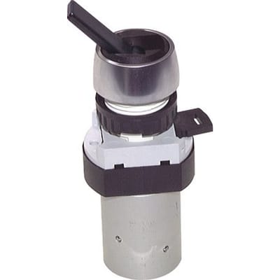 5/2 M5 Tuimelschakelaar Ventiel Zwart 0-12bar/0-168psi 22.5mm Airtec