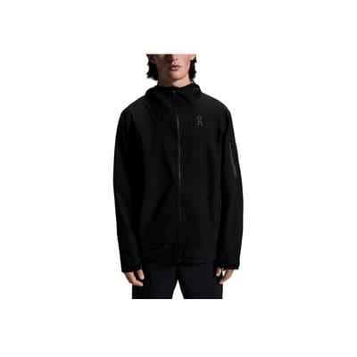 On Trek Jacket 1 M Black Black Maat: S | Regenjassen Outlet | Heren | Zwart