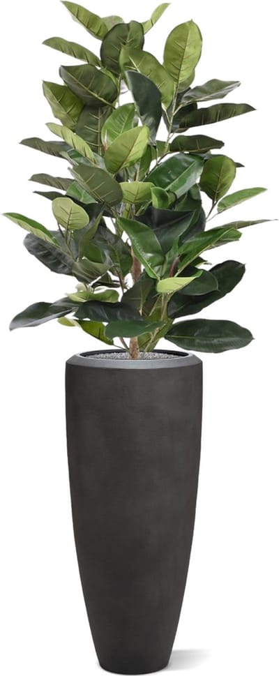 Elastica Robusta kunstplant 120cm - groen