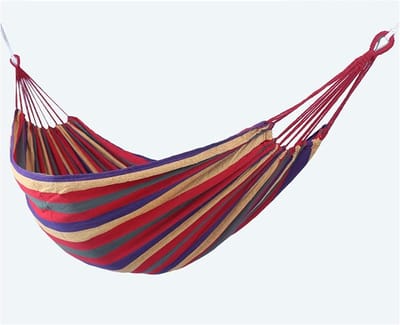 Draagbare Hangmat - Kampeerhangmat Buiten - Ontspannen Buiten - Ultra Lichtgewicht - 250x120cm - Geel