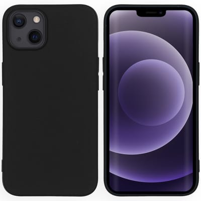 imoshion Hoesje - Geschikt voor Apple iPhone 13 - Color Backcover - Zwart