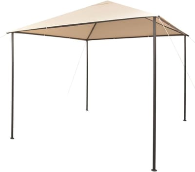 Partytent - Feestdak - Tuinfeest organiseren - Waterafstotend Oxford - 3 x 3 meter - Beige