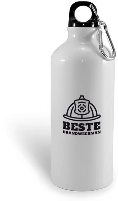 Hacebo® - Beste brandweerman waterfles - Beste brandweerman - collega - cadeau - water fles - 400ML