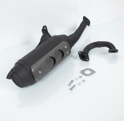 sito uitlaatdemper voor piaggio 50 zip scooter 1999 tot 2020 0554 / 2t nieuw
