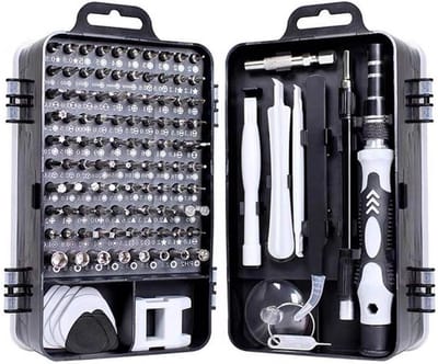 115-in-1 Precisie Schroevendraaierset met 80 Magnetische Boren voor Tablet, Telefoon en PS5 Reparatie