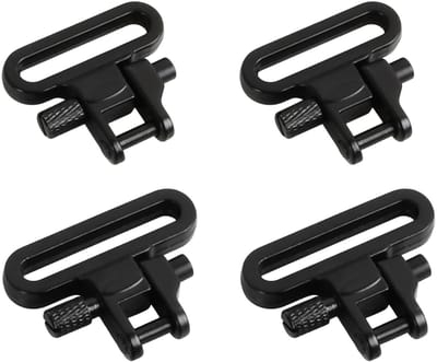 Dailygoods- Draaischarnier met snelsluiting - Zwart 27/34 mm - 4 Stuks - Hoogwaardig roestvrij staal - Eenvoudige installatie - Compatibel met standaard houders - Scharnier
