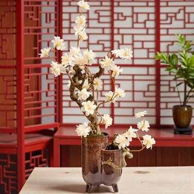 Seta Fiori - Kunst Bonsai – Bloeiende creatie