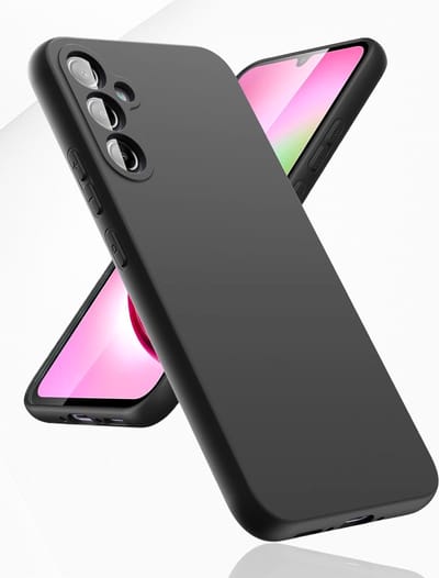 AziLine Zwarte Silicone Case Geschikt voor Samsung Galaxy A34 5G - AziLine Zwarte Bescherming Hoesje - Premium Zwarte Backcover geschikt voor Samsung Galaxy A34