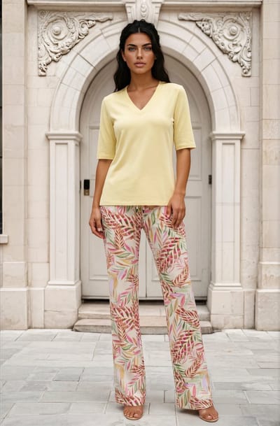 MI PIACE - Heavy Travel Broek Branches Print 202136 Pencil Kit - Maat : XXL