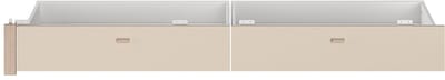 Vente-unique Bedframe hout beige, natuurlijk licht 160 x 200 cm