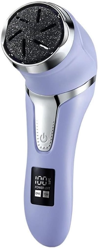 Voetvijl - Voetvijlreiniger - Eeltverwijderaar - Elektrische voetvijlreiniger met vacuüm - Premium draagbare pedicure-tool - Oplaadbaar en waterdicht - Voetvijlreiniger met 2 snelheden - Eeltverwijderaar - Paars
