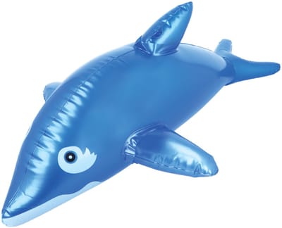 Opblaasbaar dolfijntje 53 cm Blauw