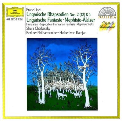 Liszt: Hungarian Rhapsodies nos 2 & 5, etc / Karajan
