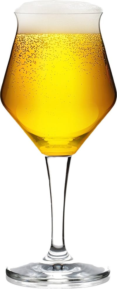 Cocora Speciaal Bierglazen - 30cl - 6 stuks - Bovengister Bier Glas - Bierglas op Voet - Kristalglas