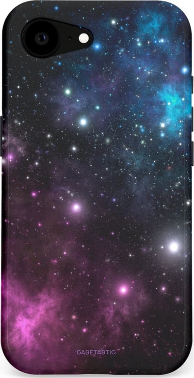 Casetastic Hoesje Geschikt voor Apple iPhone 16e Magsafe - Stijlvolle Beschermende Duo-layer Case - Nebula gloed