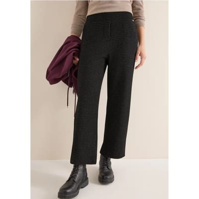 Glinsterende 7/8 broek Wide Legs