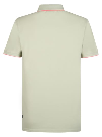 Petrol Industries Heren Polo Shirt - Korte Mouw - Katoen - Herenkleding - Groen - Maat S