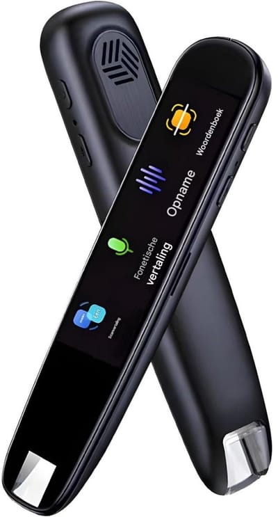 GELLDG Vertaalpen - Met uitspraakfunctie - Hulpmiddel voor leesproblemen - Met scherm - Draagbare vertaler - Smart Scan Translator - Geschikt voor vergaderingen, studeren en reizen