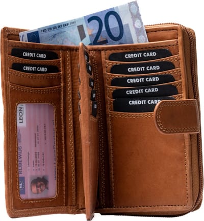 Portemonnee dames - Portemonnee - Portefeuille dames - Beurs - Dames portemonnee - Dames portemonnee leer - Cadeau - Vrouwen cadeautjes - Cadeau voor vrouw - Kado vrouwen - Kado vrouwen verjaardag - Cadeau voor vriendin - Voor haar - Cadeau voor mama