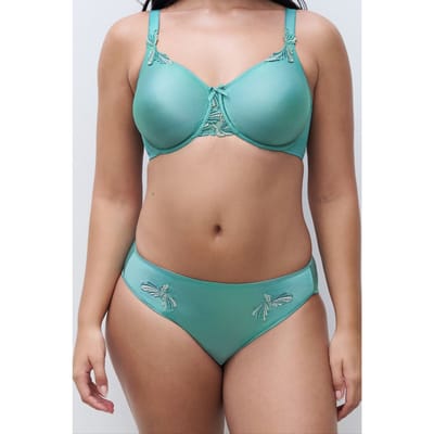 Chantelle Co Bra Underw. Covering Molded New Peacock Lurex Größe: B75 | BHs Outlet | Damen