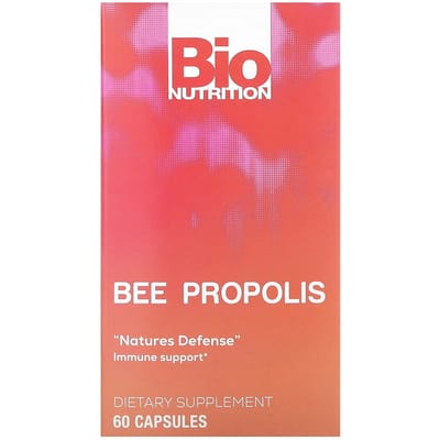 Bio Nutrition, Propolis d'abeille, 60 capsules