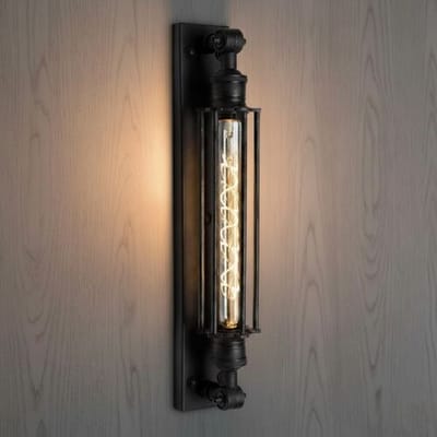KS Verlichting Wandlamp Astor Antiek Zwart