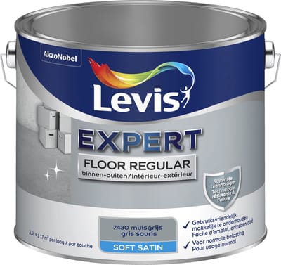 Levis - Expert Floor Regular - Muizengrijs - 2,5 L