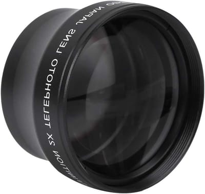 Camera Lens 37 mm Mount - 2x Vergroting Telelens, Hoogwaardige HD Converter voor Fotografie